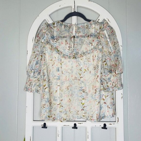 NWT Walter Baker Floral Perla Top Secret Garden M - Picture 9 of 12